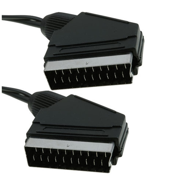 ICIDU Scart Cable, 2m 2m SCART (21-pin) SCART (21-pin) Black SCART cable