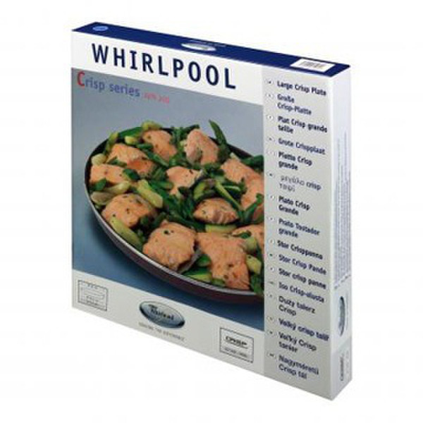 Whirlpool AVM305 Круглый Черный, Коричневый 1шт обеденная тарелка
