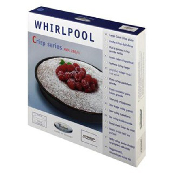 Whirlpool AVM280 Круглый Черный 1шт обеденная тарелка