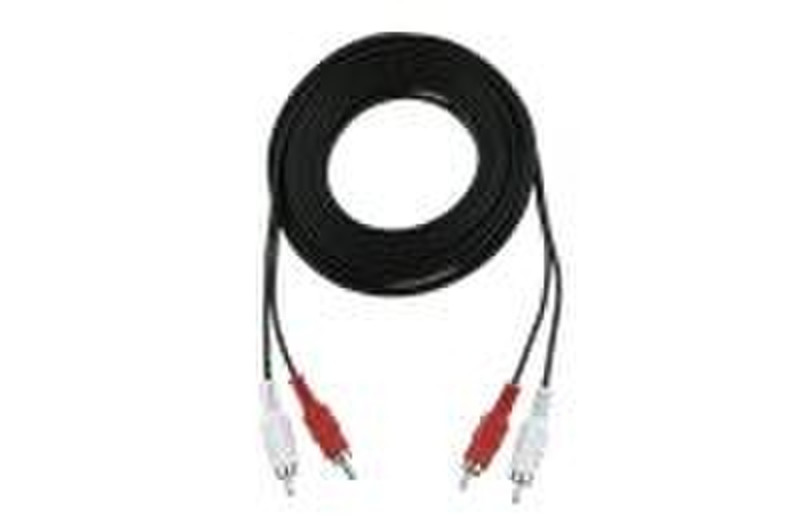 Digiconnect Audiocable 2xRCA - 2xRCA 5m 5m 2 x RCA Schwarz Audio-Kabel