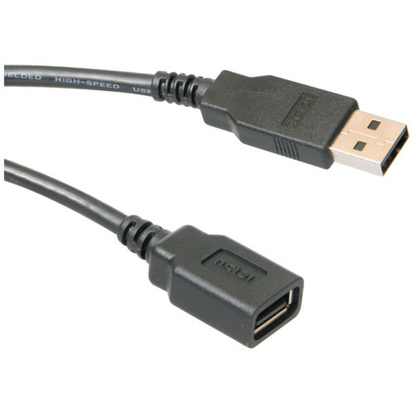 ICIDU USB 2.0 Extension Cable 1,8m 1.8m USB A USB A Schwarz USB Kabel