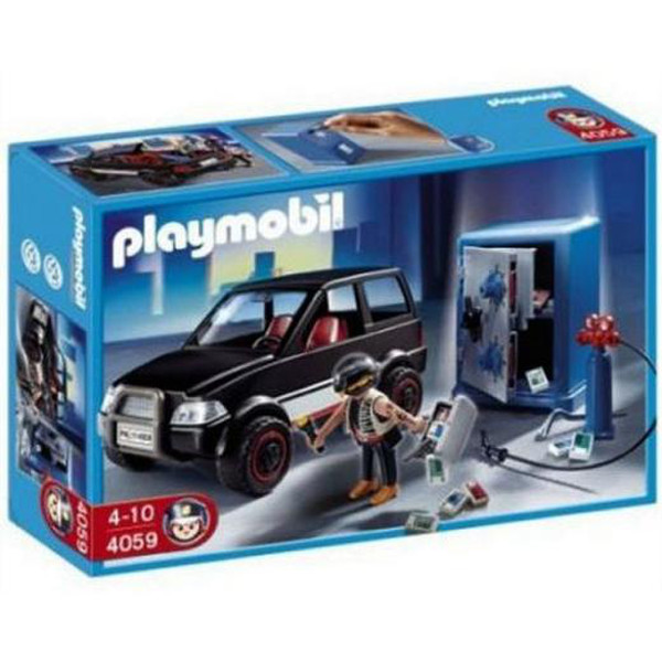 Playmobil Thief with Safe and Getaway Car