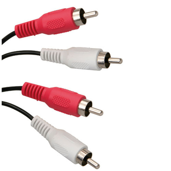 ICIDU RCA Extension Audio Cable, 5m 5m 2 x RCA Schwarz Audio-Kabel
