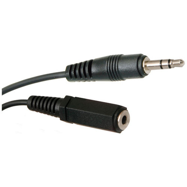 ICIDU Mini-Jack Extension Audio Cable, 10m 10m 3.5mm 3.5mm Schwarz Audio-Kabel