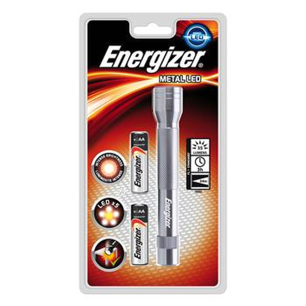 Energizer 7638900340419 Hand-Blinklicht Metallisch Taschenlampe