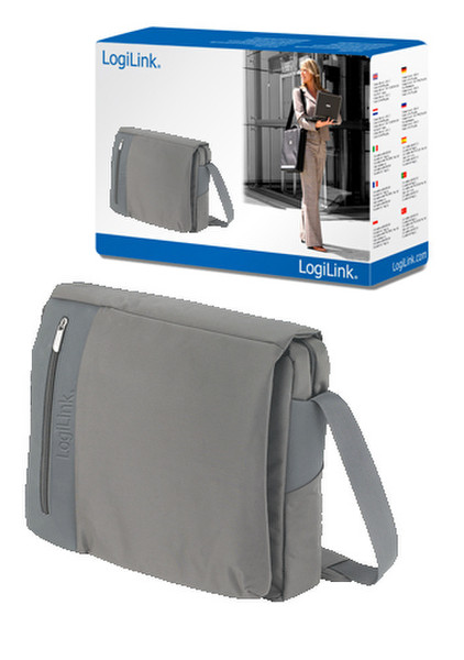 LogiLink NB0030G 15.6Zoll Aktenkoffer Grau Notebooktasche