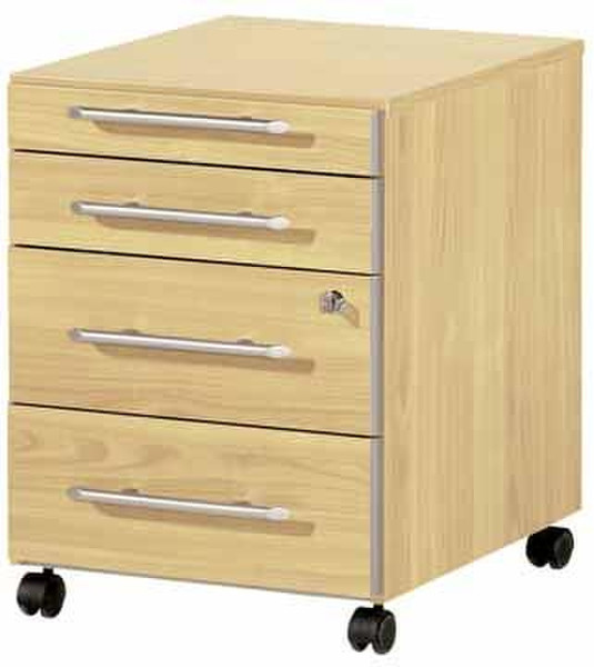 Rombouts 2858238 Wood Brown filing cabinet