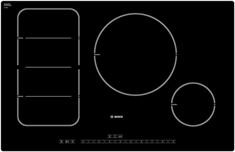 Bosch PIN801N14E Eingebaut Electric hob Schwarz Kochfeld