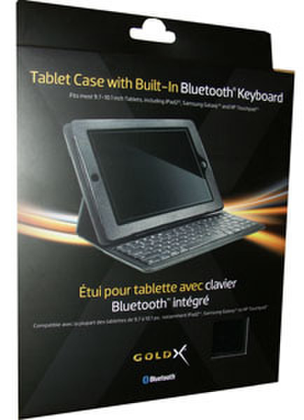 GoldX GXTBKB-10 10.1Zoll Cover case Schwarz Tablet-Schutzhülle