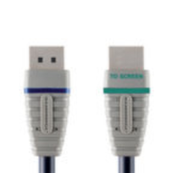 Bandridge 2m, DP/HDMI 2m DisplayPort HDMI Black video cable adapter