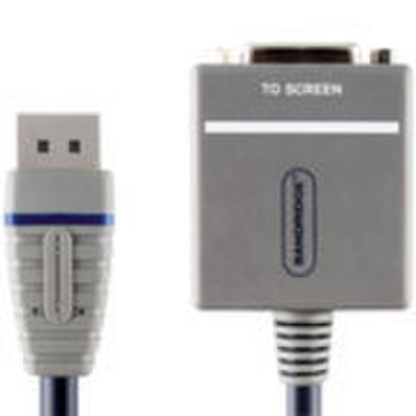 Bandridge 0.2m, DP/DVI 0.2m DisplayPort DVI-D Black video cable adapter