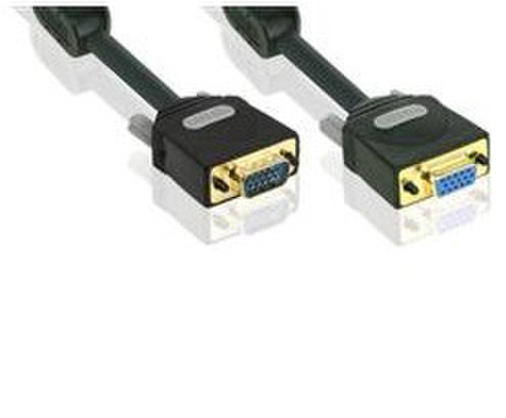 Profigold 5m HD15 5m VGA (D-Sub) VGA (D-Sub) Black