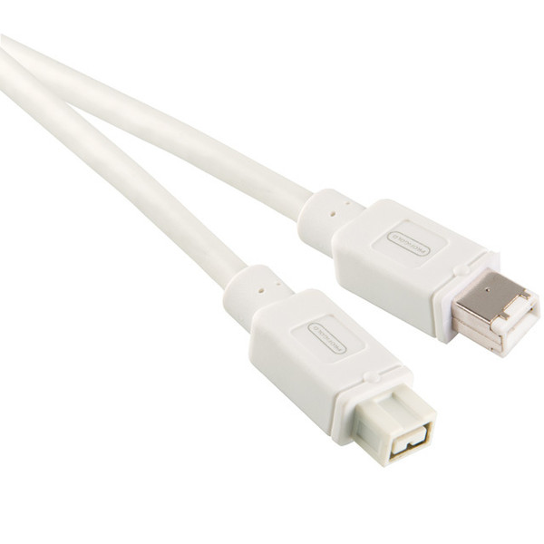 Profigold PROM6402 2m 9-p 6-p White firewire cable