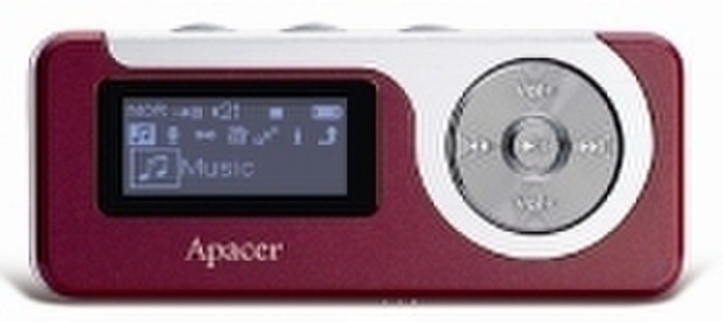 Apacer Audio MP3 Player Steno AU350 2 GB Red