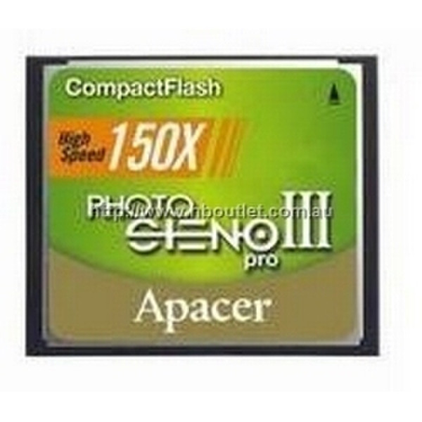 Apacer 2GB Photo Steno III CF Card 2ГБ CompactFlash карта памяти