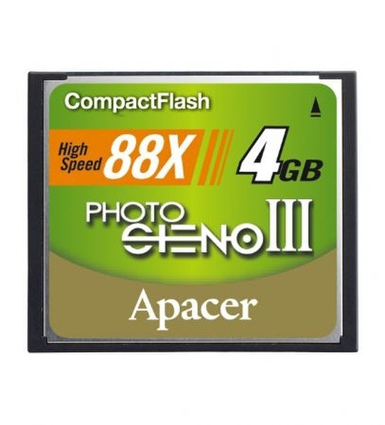 Apacer 4GB Photo Steno III CF Card 4GB Kompaktflash Speicherkarte