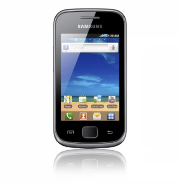 Mobistar Samsung Galaxy Gio S5660 Черный, Cеребряный