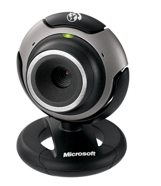 Microsoft LifeCam VX-3000 640 x 480пикселей USB 2.0 Черный, Cеребряный вебкамера