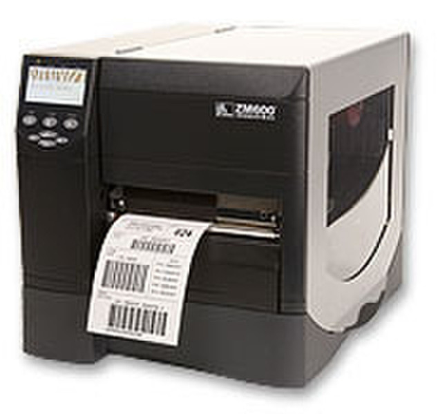 Zebra ZM600 Thermal Transfer Printer 300dpi, ZPL + Internal ZebraNet 10/100 PrintServer 300 x 300DPI label printer