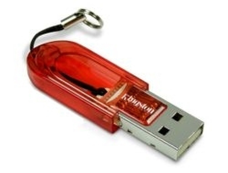 Kingston Technology USB microSD Reader + Card Красный устройство для чтения карт флэш-памяти