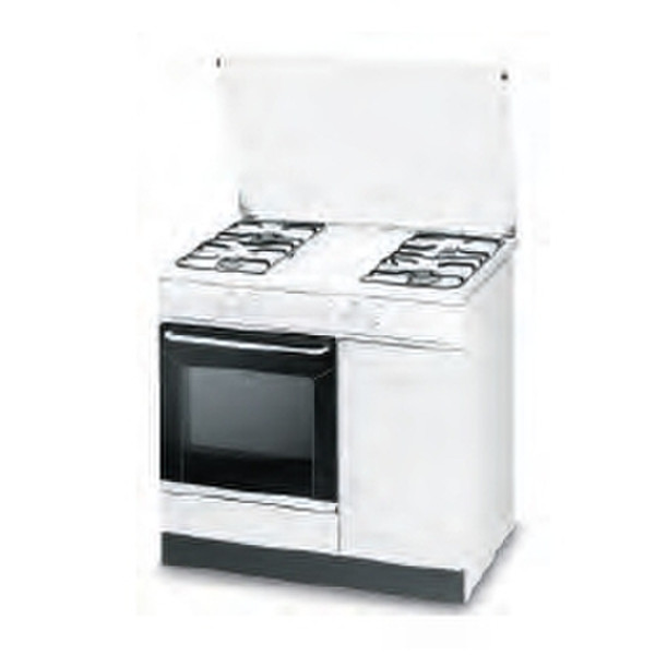 Indesit K 94 G (WH) Freestanding Gas hob White cooker