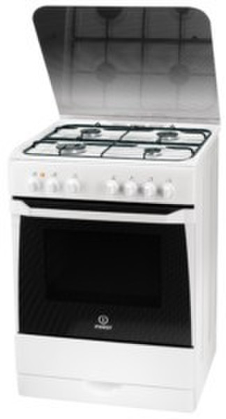 Indesit KN6G11S(W)/I Freestanding Gas B White cooker