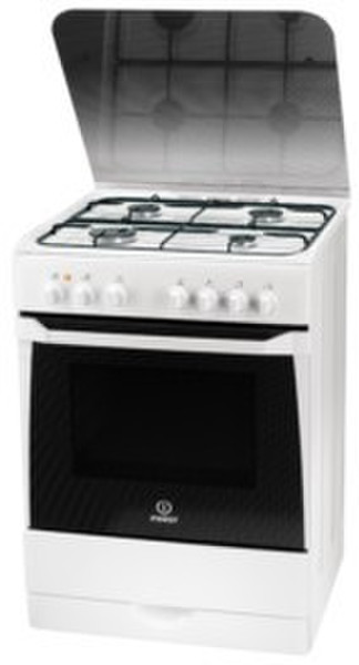 Indesit KN6G11S(W)/I Freistehend Gaskochfeld B Weiß Küchenherd