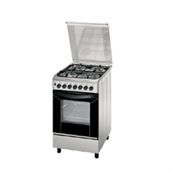 Indesit K3G52S.A(X) Freestanding Gas A Stainless steel cooker