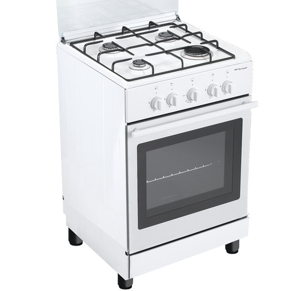 Bompani BO543GB/N Freistehend Gas hob Weiß Küchenherd