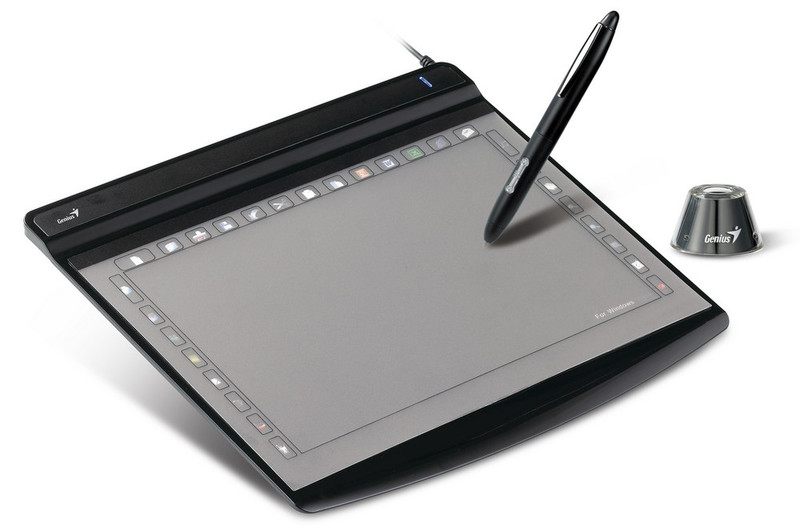 Genius G-Pen F610 2000линий/дюйм 254 x 158.7мм USB Черный графический планшет