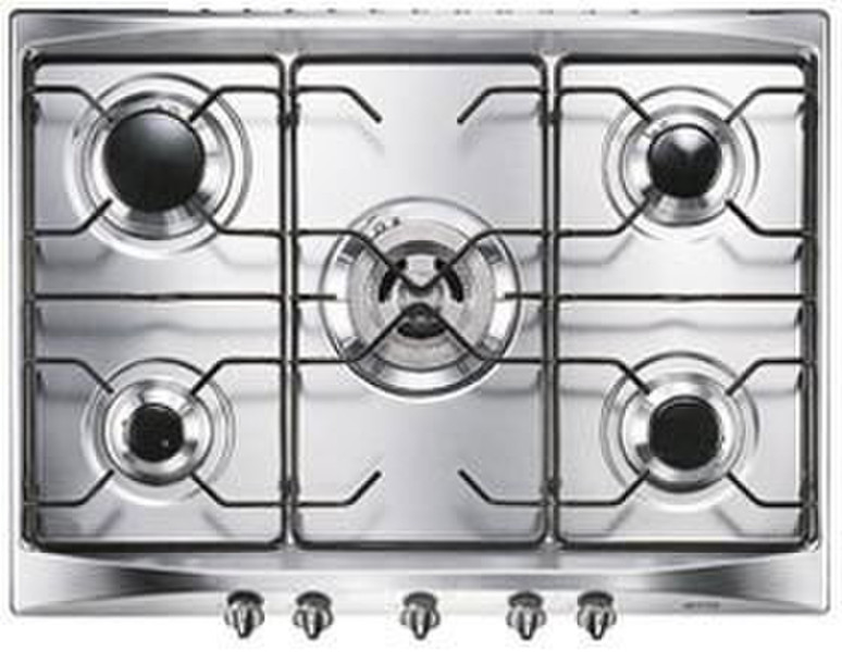 Smeg GKE75 built-in Gas Stainless steel hob