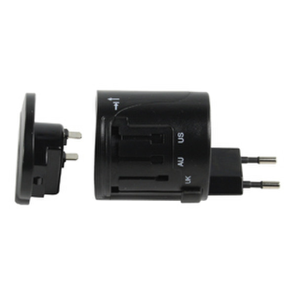 HQ TRAVEL11 Universal Universal Black power plug adapter