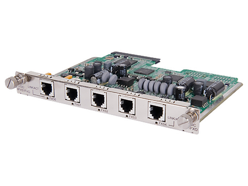 Hewlett Packard Enterprise MSR 4-port FXS / 1-port FXO DSIC Module
