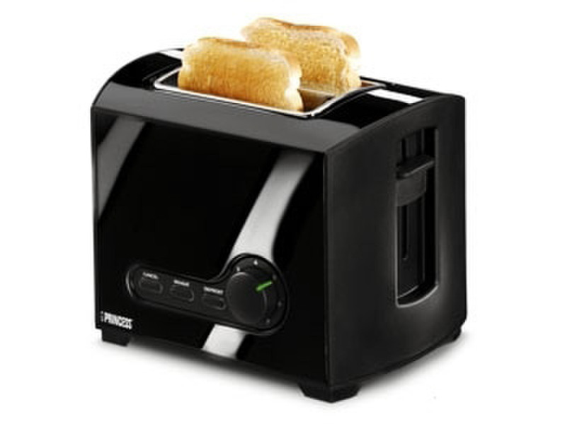 Princess Toaster Piano Black 2ломтик(а) 950Вт Черный тостер