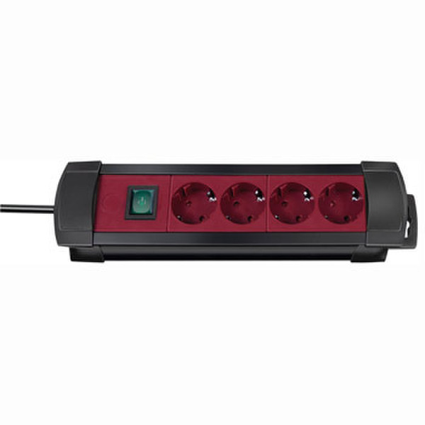 Hama 144690 4AC outlet(s) Black,Red surge protector