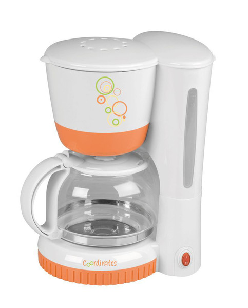 Efbe-Schott TKG CM 1004 freestanding Drip coffee maker 1.25L 12cups Orange,White