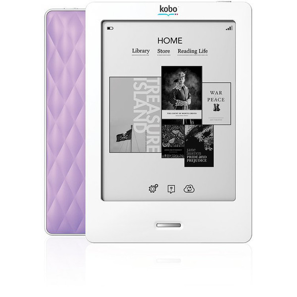 Kobo Touch 6" Сенсорный экран 2ГБ Wi-Fi Лиловый электронная книга
