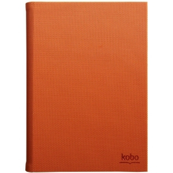 Kobo Textured Bookstyle Cover flip Orange e-book reader case