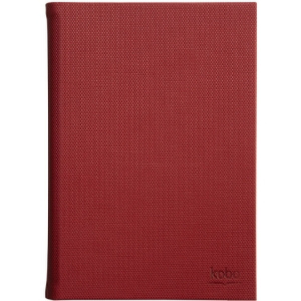 Kobo Textured Book-Style Cover Cover case Rot E-Book-Reader-Schutzhülle