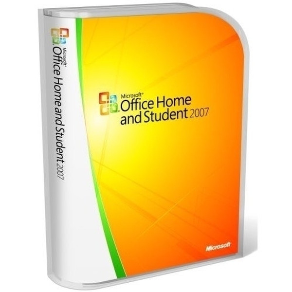 Microsoft Office Home & Student 2007 V2, Win, 3pk, Media Less Kit, EN 3Benutzer Englisch