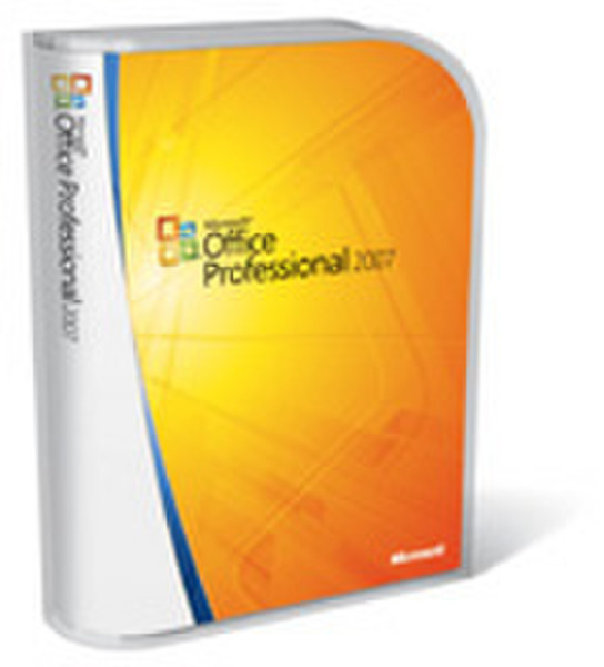 Microsoft OFFICE PRO 2007, V2, UK, OEM (3) 3user(s) English