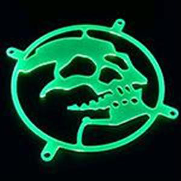 Bitspower 80MM LASER CUT UV-Reactive FAN Grill Skull