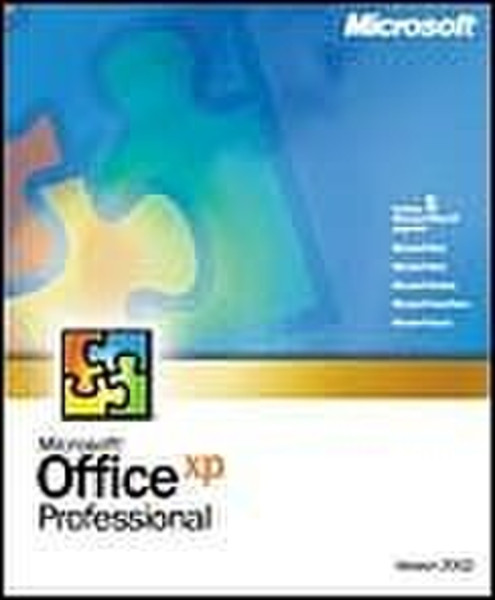 Microsoft Office XP Professional Document Kit, NL DUT руководство пользователя для ПО