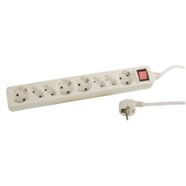 HQ EL-PS181W5 8AC outlet(s) 5m White power extension