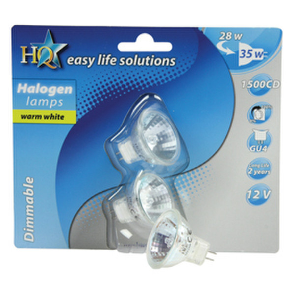 HQ H-GU4-02 28W C halogen bulb