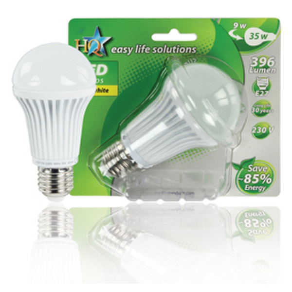 HQ L-E27-04 9W E27 A Warm white energy-saving lamp