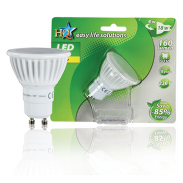 HQ L-GU10-02 4Вт GU10 A Холодный белый energy-saving lamp
