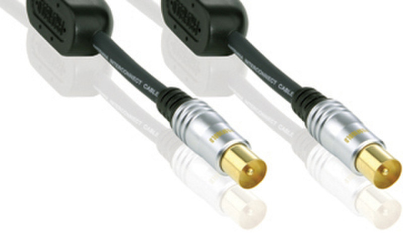 Profigold PGV8905CI 5m IEC (Coax) Male IEC (Coax) Male Black coaxial cable