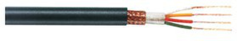 Tasker TAS-C257 100m Schwarz Audio-Kabel