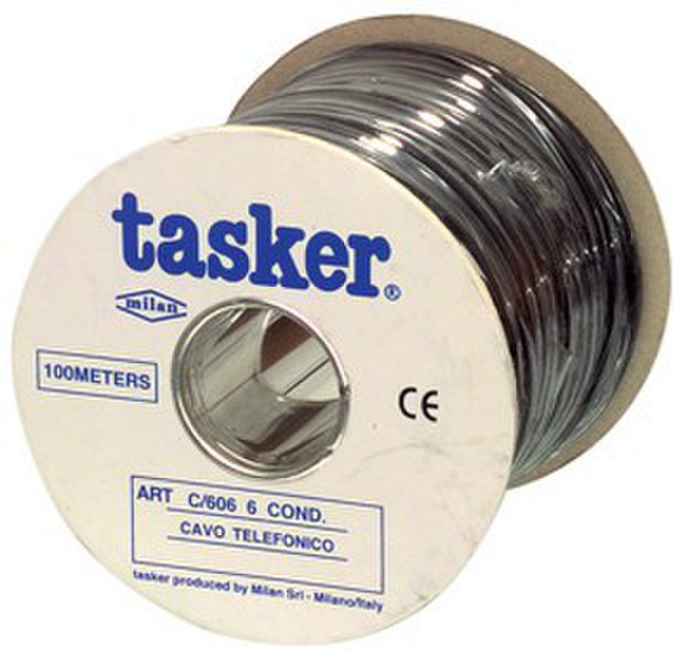 Tasker TASR-C606-BLK 100m Schwarz Telefonkabel